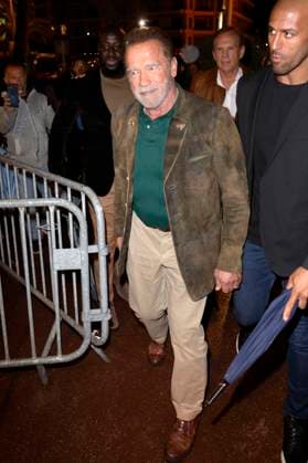 Arnold Schwarzenegger bei der Ankunft zur BMW Party im Hotel Martinez auf dem Festival de Cannes 2023 76. Internationale Filmfestspiele von Cannes. Cannes, 17.05.2023