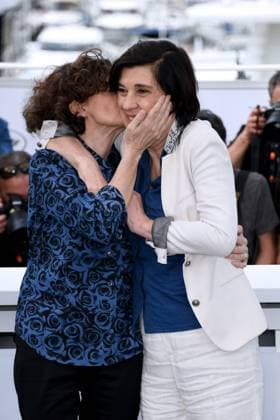 76th Cannes Film Festival 2023, Photocall film Le Retour (Homecoming) . Pictured: Catherine Corsini, Elisabeth Perez  Copyright: xAlbertoxTerenghi PoolxPhotoxEvenx xPoolxPhotoxEventsx01x IPA_IPA38017597