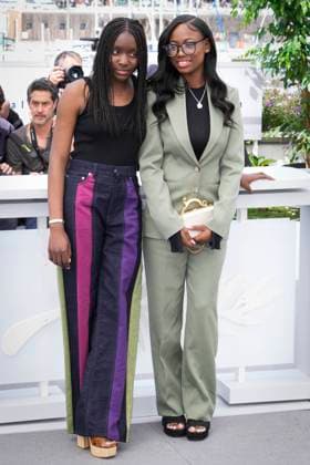 Foto IPP Daniele Cifala™ Cannes 17 05 2023 Le Retour (Homecoming) Photocall - The 76th Annual Cannes Film Festival nella foto : Suzy Bemba and Esther Gohourou Italy Photo Press - World Copyright