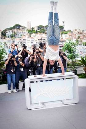 Foto IPP Daniele Cifala™ Cannes 17 05 2023 Le Regne Animal Photocall - The 76th Annual Cannes Film Festival nella foto : Adele Exarchopoulos , Tom Mercier and Billie Blain Italy Photo Press - World Copyright