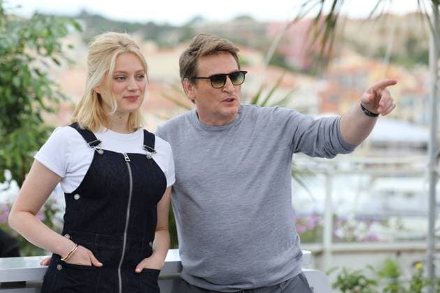 May 18, 2023, Cannes, Cote d Azur, France: NADIA TERESZKIEWICZ and BENOIT MAGIMEL attend the photocall for Rosalie during the 76th Annual Cannes Film Festival at Palais des Festivals on May 18, 2023 in Cannes, France Cannes France - ZUMAc179 20230518_zep_c179_067 Copyright: xMickaelxChavetx