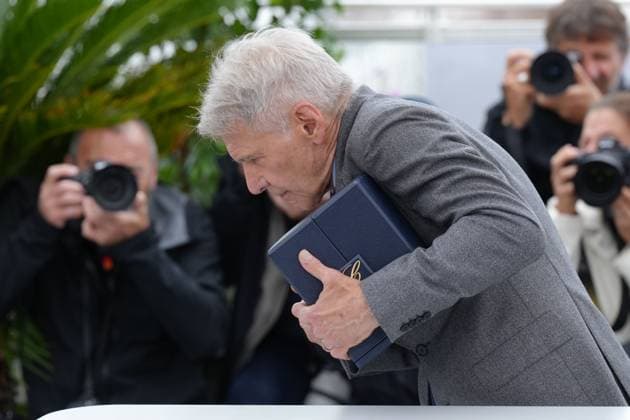 Harrison Ford CELEBRITES : 76 eme festival de Cannes - Photocall du film Indiana Jones et le Cadran de la DestinÃ e - Cannes - 19 05 2023 NorbertScanella Panoramic 