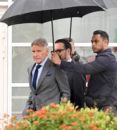 American actor Harrison Ford attends the photo call for Indiana Jones And The Dial Of Destiny at the 76th Cannes Film Festival at Palais des Festivals in Cannes, France on Friday, May 19, 2023.  CAN20230519138 RUNExHELLESTAD