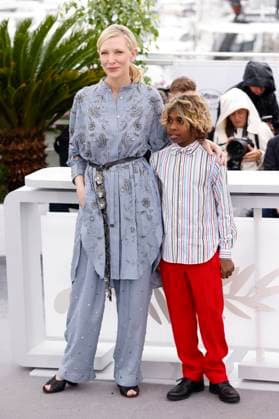 Internationale Filmfestspiele von Cannes, New Boy Photocall Cate Blanchett und Aswan Reid beim Photocall zum Kinofilm The New Boy auf dem Festival de Cannes 2023 76. Internationale Filmfestspiele von Cannes am Palais des Festivals. Cannes, 19.05.2023