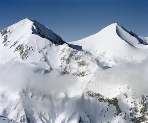 Peaks Kutelo and Vihren, Pirin mountain, Bulgaria, Balkans Copyright: xVladimirxAlexeevx xDesignxPicsx , 31250385 Copyright: MarkoxBericx xDesignxPics 31250385