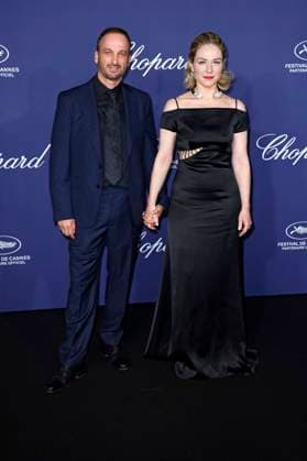 Michel Ferracci und Emilie Dequenne beim Official Trophee Chopard Dinner Photocall im Carlton Beach Club auf dem Festival de Cannes 2023 76. Internationale Filmfestspiele von Cannes am Palais des Festivals. Cannes, 19.05.2023