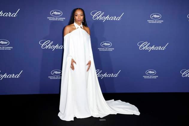 Naomi Ackie beim Official Trophee Chopard Dinner Photocall im Carlton Beach Club auf dem Festival de Cannes 2023 76. Internationale Filmfestspiele von Cannes am Palais des Festivals. Cannes, 19.05.2023