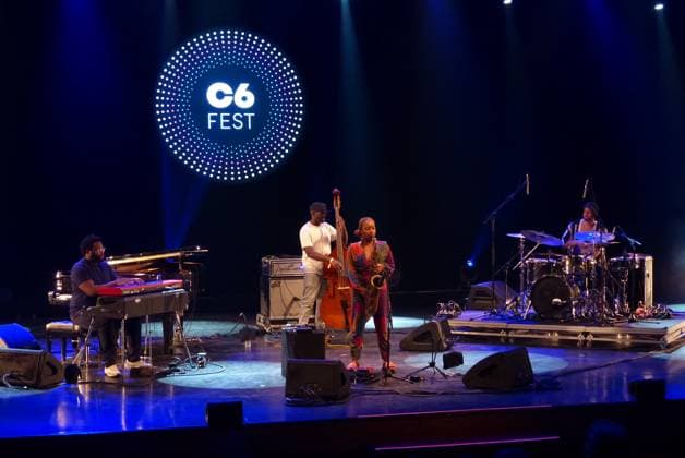 RECORD DATE NOT STATED Nubya Garcia Performs at C6 Music Fest in Sao Paulo (INT) Nubya Garcia Performs at C6 Music Fest in Sao Paulo. May 19, 2023, Sao Paulo, Brazil: Nubya Garcia, the saxophonist, performs in Ibirapuera auditorium at the first edition of C6 Music Fest, in Ibirapuera Park, south of Sao Paulo with the presence of fans dancing and getting along with their music. Credit: Leandro Chemalle Thenews2 (Foto: Leandro Chemalle TheNews2 imago images) Nubya Garcia Performs at C6 Music Fest in Sao Paulo  Copyright: xLeandroxChemallex