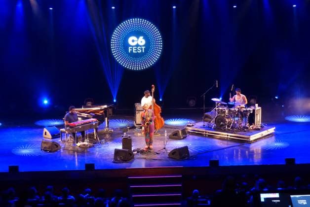 RECORD DATE NOT STATED Nubya Garcia Performs at C6 Music Fest in Sao Paulo (INT) Nubya Garcia Performs at C6 Music Fest in Sao Paulo. May 19, 2023, Sao Paulo, Brazil: Nubya Garcia, the saxophonist, performs in Ibirapuera auditorium at the first edition of C6 Music Fest, in Ibirapuera Park, south of Sao Paulo with the presence of fans dancing and getting along with their music. Credit: Leandro Chemalle Thenews2 (Foto: Leandro Chemalle TheNews2 imago images) Nubya Garcia Performs at C6 Music Fest in Sao Paulo  Copyright: xLeandroxChemallex