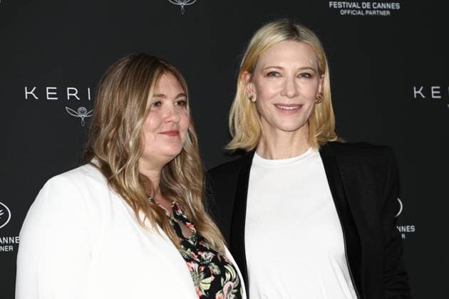 May 20, 2023, Cannes, Cote d Azur, France: CATE BLANCHETT and producer COCO FRANCINI attend the Kering Women in Motion Talk during the 76th Annual Cannes Film Festival at Palais des Festivals on May 20, 2023 in Cannes, France Cannes France - ZUMAc179 20230520_zep_c179_057 Copyright: xMickaelxChavetx