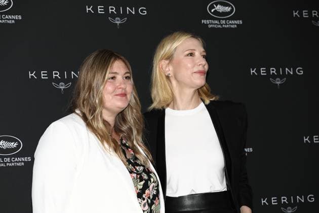 May 20, 2023, Cannes, Cote d Azur, France: CATE BLANCHETT and producer COCO FRANCINI attend the Kering Women in Motion Talk during the 76th Annual Cannes Film Festival at Palais des Festivals on May 20, 2023 in Cannes, France Cannes France - ZUMAc179 20230520_zep_c179_058 Copyright: xMickaelxChavetx