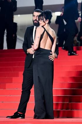 76e Festival International du film de Cannes. montee du film Omar la fraise - 76th International Cannes Film Festival. red carpet of Omar la fraise - Romain Gavras, Dua Lipa 292201 2023-05-19 Cannes France  Copyright: xLionelxGuericolas MPPx STAR_292201_023