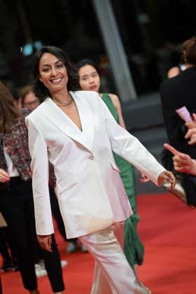 76e Festival International du film de Cannes. montee du film Omar la fraise - 76th International Cannes Film Festival. red carpet of Omar la fraise - Leila Kaddour-Boudadi 292201 2023-05-19 Cannes France  Copyright: xLionelxGuericolas MPPx STAR_292201_036