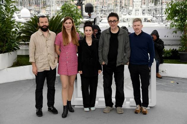 76th Cannes Film Festival 2023, Photocall film Kuru Otlar Ustune (About Dry Grasses) . Pictured: Nadir Operli, Janine Jackowski, Mediha Didem Türemen, Nuri Bilge Ceylan  Copyright: xAlbertoxTerenghi PoolxPhotoxEvenx xPoolxPhotoxEventsx01x IPA_IPA38067628
