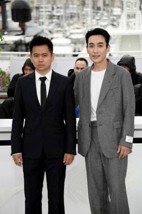 76th Cannes Film Festival 2023, Photocall film He Bian De Cuo Wu (Only The River Flows) . Pictured: Zhu Yilong, Wei Shujun  Copyright: xAlbertoxTerenghi PoolxPhotoxEvenx xPoolxPhotoxEventsx01x IPA_IPA38067711