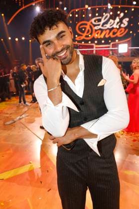 Younes Zarou beim Finale der 16. Staffel der RTL-Tanzshow Let s Dance im MMC Coloneum. Köln, 19.052023 *** Younes Zarou at the finale of the 16 season of the RTL dance show Let s Dance at the MMC Coloneum Cologne, 19 052023 Foto:xR.xSchmiegeltx xFuturexImage