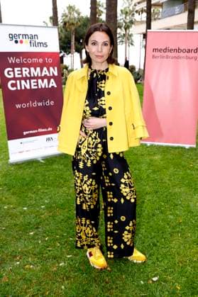 Nadine Warmuth beim German Films und Medienboard Empfang 2023 im Garten des Hotels Mondrian Cannes auf dem Festival de Cannes 2023 76. Internationale Filmfestspiele von Cannes. Cannes, 20.05.2023