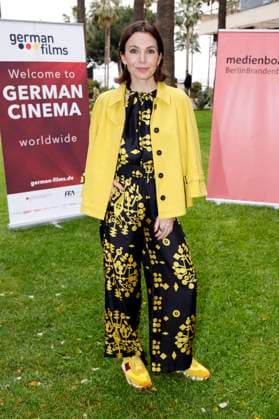 Nadine Warmuth beim German Films und Medienboard Empfang 2023 im Garten des Hotels Mondrian Cannes auf dem Festival de Cannes 2023 76. Internationale Filmfestspiele von Cannes. Cannes, 20.05.2023