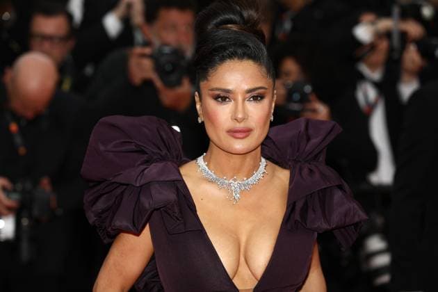 Entertainment Themen der Woche KW20 Entertainment Bilder des Tages May 20, 2023, Cannes, Cote d Azur, France: SALMA HAYEK attends the screening of Killers of the Flower Moon during the 76th Annual Cannes Film Festival at Palais des Festivals on May 20, 2023 in Cannes, France Cannes France - ZUMAc179 20230520_zep_c179_166 Copyright: xMickaelxChavetx
