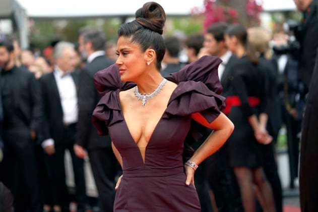 Salma Hayek bei der Premiere des Kinofilms Killers of the Flower Moon auf dem Festival de Cannes 2023 76. Internationale Filmfestspiele von Cannes im Palais des Festivals. Cannes, 20.05.2023