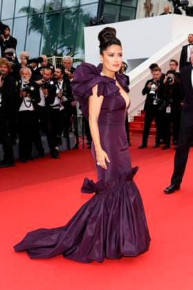 Salma Hayek bei der Premiere des Kinofilms Killers of the Flower Moon auf dem Festival de Cannes 2023 76. Internationale Filmfestspiele von Cannes im Palais des Festivals. Cannes, 20.05.2023