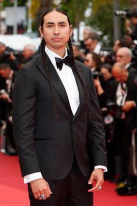Tatanka Means bei der Premiere des Kinofilms Killers of the Flower Moon auf dem Festival de Cannes 2023 76. Internationale Filmfestspiele von Cannes im Palais des Festivals. Cannes, 20.05.2023