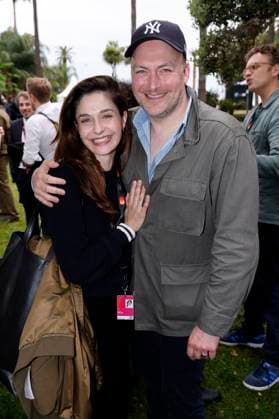 Anne Werner und Martin Stange beim German Films und Medienboard Empfang 2023 im Garten des Hotels Mondrian Cannes auf dem Festival de Cannes 2023 76. Internationale Filmfestspiele von Cannes am Palais des Festivals. Cannes, 20.05.2023