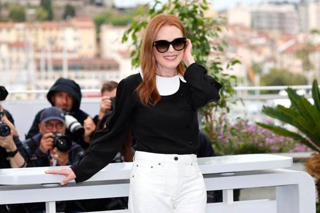 Julianne Moore beim Photocall zum Kinofilm May December auf dem Festival de Cannes 2023 76. Internationale Filmfestspiele von Cannes am Palais des Festivals. Cannes, 21.05.2023