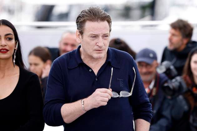 Benoit Magimel beim Photocall zum Kinofilm Omar la fraise The King of Algiers auf dem Festival de Cannes 2023 76. Internationale Filmfestspiele von Cannes am Palais des Festivals. Cannes, 21.05.2023
