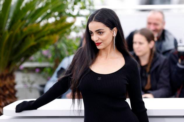 Meriem Amiar beim Photocall zum Kinofilm Omar la fraise The King of Algiers auf dem Festival de Cannes 2023 76. Internationale Filmfestspiele von Cannes am Palais des Festivals. Cannes, 21.05.2023