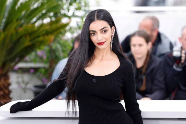 Meriem Amiar beim Photocall zum Kinofilm Omar la fraise The King of Algiers auf dem Festival de Cannes 2023 76. Internationale Filmfestspiele von Cannes am Palais des Festivals. Cannes, 21.05.2023