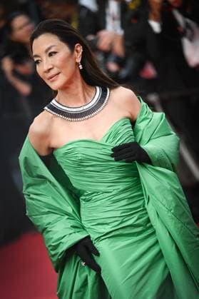 Internationale Filmfestspiele von Cannes, Firebrand Premiere 76e Festival International du film de Cannes. Montee du film Firebrand - Le jeu de la reine - 76th International Cannes Film Festival. Red carpet of Firebrand - Le jeu de la reine - Michelle Yeoh 292338 2023-05-21  Copyright: xLionelxGuericolas MPPx STAR_292338_082