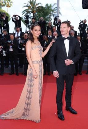 May 22, 2023, CANNES, FRANCE: Alicia Vikander, Michael Fassbender attend the Firebrand (Le Jeu De La Reine) red carpet during the 76th annual Cannes film festival at Palais des Festivals on May 21, 2023 in Cannes, France.. imageSPACE CANNES FRANCE - ZUMAs181 20230522_zea_s181_097 Copyright: xDGPx