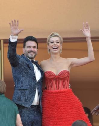 Marc Terenzi und Verena Kerth bei der FIREBRAND Premiere 76. Filmfestspiele in Cannes 21.05.2023