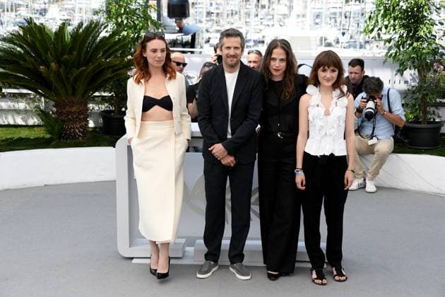 76th Cannes Film Festival 2023, Photocall film Acid. Pictured: Laetitia Dosch, Guillaume Canet, Patience Munchenbach, Marie Jung  Copyright: xAlbertoxTerenghi PoolxPhotoxEvenx xPoolxPhotoxEventsx01x IPA_IPA38122747