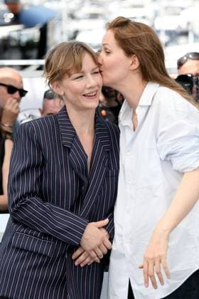 76th Cannes Film Festival 2023, Photocall film Anatomie D une Chute (Anatomy Of A Fall). Pictured: Sandra Hüller, Justine Triet  Copyright: xAlbertoxTerenghi PoolxPhotoxEvenx xPoolxPhotoxEventsx01x IPA_IPA38122918