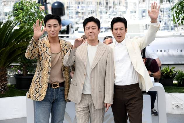 76th Cannes Film Festival 2023, Photocall film Project Silence . Pictured: Ju Ji-hun, Kim Hee-won, Lee Sun-kyun  Copyright: xAlbertoxTerenghi PoolxPhotoxEvenx xPoolxPhotoxEventsx01x IPA_IPA38123850