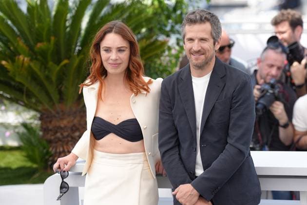 Laetitia Dosch - Guillaume Canet CELEBRITES : 76 eme festival de Cannes - Photocall du film Â« Acide (Acid) Â» - Cannes - 20 05 2023 NorbertScanella Panoramic 