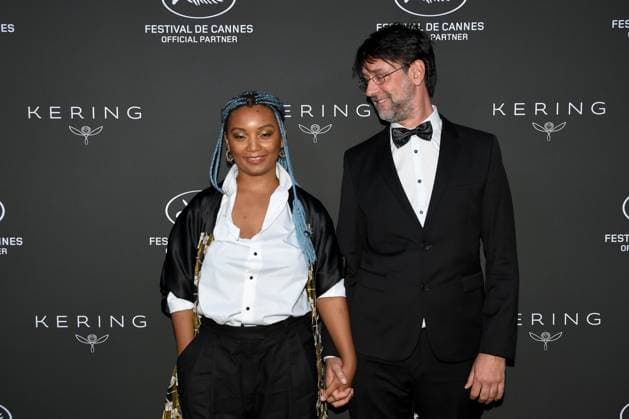 Rungano Nyoni and Gabriel Gauchet - 2023 Kering Women in Motion Award during the 76th annual Cannes film festival in Cannes, France. CELEBRITES : 76eme festival international de Cannes - Tapis rouge - Cannes - 21 05 2023 LionelUrman Panoramic 