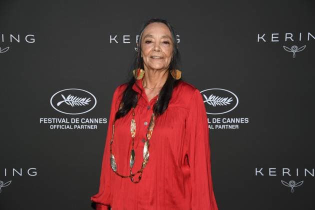 Tantoo Cardinal - 2023 Kering Women in Motion Award during the 76th annual Cannes film festival in Cannes, France. CELEBRITES : 76eme festival international de Cannes - Tapis rouge - Cannes - 21 05 2023 LionelUrman Panoramic 