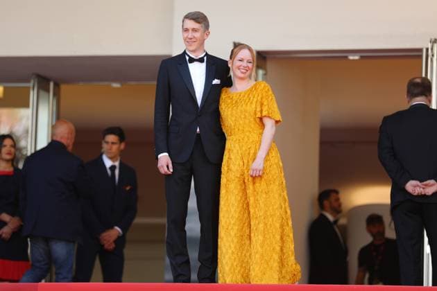 May 22, 2023, Cannes, Cote d Azur, France: JUSSI VATANEN and ALMA Po YSTI attend the screening of Fallen Leaves during the 76th Annual Cannes Film Festival at Palais des Festivals on May 22, 2023 in Cannes, France Cannes France - ZUMAc179 20230522_zep_c179_078 Copyright: xMickaelxChavetx