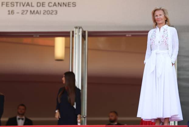 Entertainment Bilder des Tages May 22, 2023, Cannes, Cote d Azur, France: IRIS KNOBLOCH attends the screening of Fallen Leaves during the 76th Annual Cannes Film Festival at Palais des Festivals on May 22, 2023 in Cannes, France Cannes France - ZUMAc179 20230522_zep_c179_120 Copyright: xMickaelxChavetx