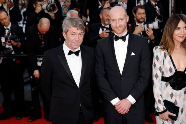 Philippe Bober und Lukas Turtur bei der Premiere des Kinofilms Club Zero auf dem Festival de Cannes 2023 76. Internationale Filmfestspiele von Cannes im Palais des Festivals. Cannes, 22.05.2023