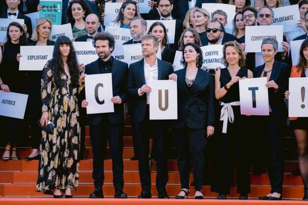 Bilder des Jahres 2023, Entertainment 05 Mai Entertainment Themen der Woche KW21 Entertainment Bilder des Tages 76e Festival International du Film de Cannes. MontÃ e des marches du film Club Zero . 76th International Cannes Film festival. Red crapet of Club Zero movie. 292407 2023-05-22 Cannes France  Copyright: xTerencexBaelenx STAR_292407_002