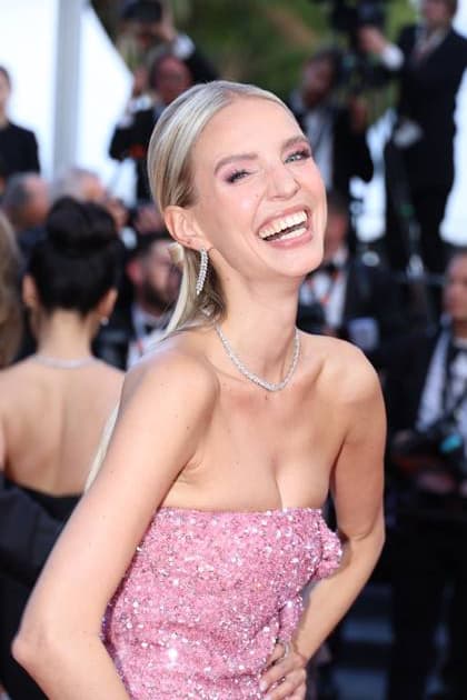 Leonie Hanne attends the Firebrand (Le Jeu De La Reine) red carpet during the 76th annual Cannes film festival at Palais des Festivals on May 21, 2023 in Cannes, France.. DGP imageSPACE MediaPunch Copyright: ximageSPACEx