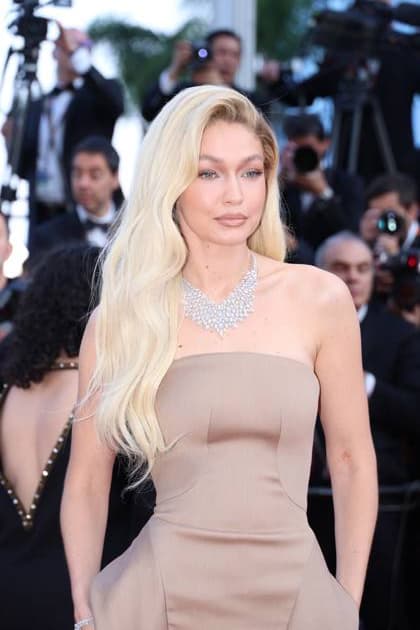 Gigi Hadid attends the Firebrand (Le Jeu De La Reine) red carpet during the 76th annual Cannes film festival at Palais des Festivals on May 21, 2023 in Cannes, France.. DGP imageSPACE MediaPunch Copyright: ximageSPACEx