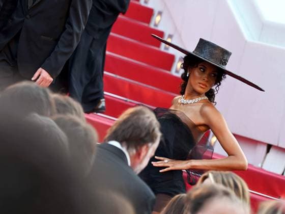76th Cannes Film Festival 2023, evening 7 - Red Carpet film Club Zero . In the photo Cindy Bruna  Copyright: xManuelexMangiarottix xipa-agencyx xPoolxPhotoxEventsx01x IPA_IPA38139900