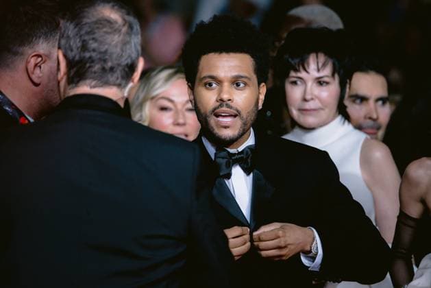 76eme Festival International du Film de Cannes. Montee des marches de The Idol. 76th International Cannes Film Festival. red Carpet of The Idol. 292423 2023-05-22 Alpes-Maritimes Cannes France Tesfaye, Abel ( The Weeknd )  Copyright: xTerencexBaelenx STAR_292423_002