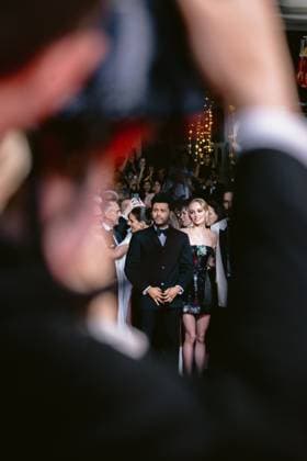 76eme Festival International du Film de Cannes. Montee des marches de The Idol. 76th International Cannes Film Festival. red Carpet of The Idol. 292423 2023-05-22 Alpes-Maritimes Cannes France Tesfaye, Abel ( The Weeknd ); Depp-Paradis, Lily Rose  Copyright: xTerencexBaelenx STAR_292423_010