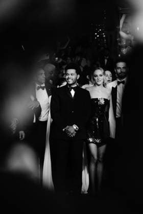 76eme Festival International du Film de Cannes. Montee des marches de The Idol. 76th International Cannes Film Festival. red Carpet of The Idol. 292423 2023-05-22 Alpes-Maritimes Cannes France Tesfaye, Abel ( The Weeknd ); Depp-Paradis, Lily Rose  Copyright: xTerencexBaelenx STAR_292423_013